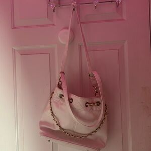 Just Fab White Purse